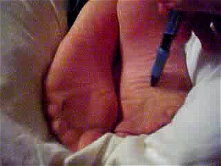 tickling feet, fetish, amateur, nylon feet