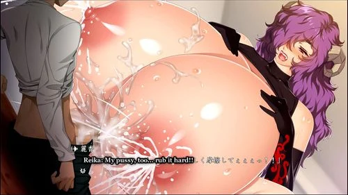 huge tits, gigantic tits, hentai game, visual novel