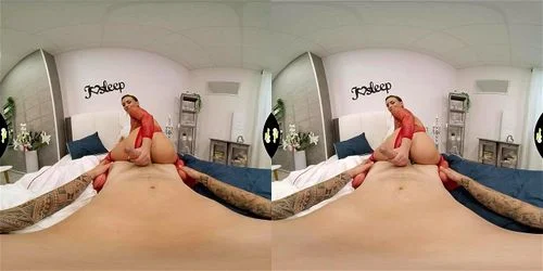 virtual reality, tight body, big tits, vr