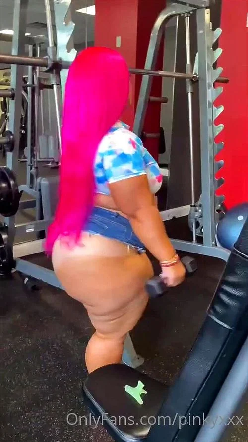 workout, pinky xxx, big ass, bbw