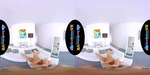 vr, virtual reality, masturbation, blonde