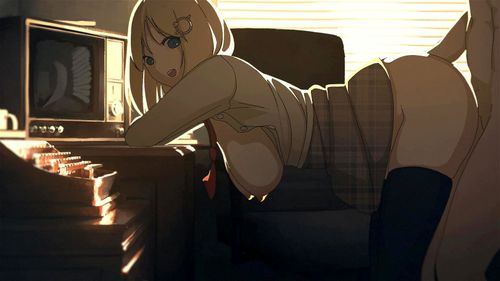hentai, anime hentai, cartoon, blonde