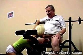 Busty babe sucks her old coach filthy meatbone Busty babe sucks her old coach filthy meatbone