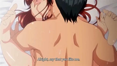 threesome, hentai anime, schoogirl, anal