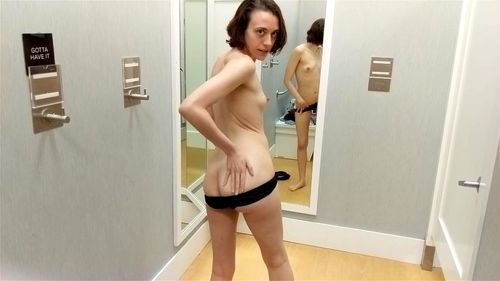 small tits, striptease, dressing room, amateur