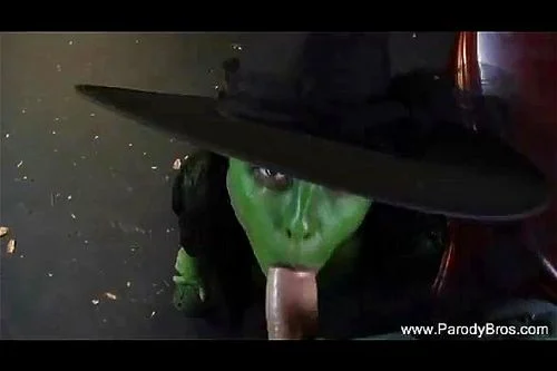 witch, wizard of oz, blowjob, brunette