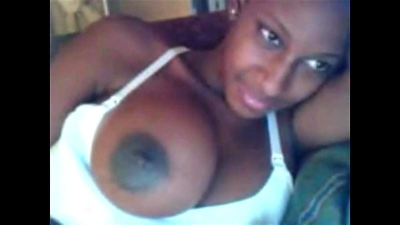 Ebony tits on webcam