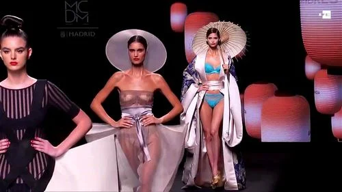 compilation, runway model, lingeriesexy, small tits