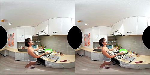 virtual reality, cooking, babe, cook