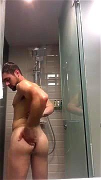 hot guy shower