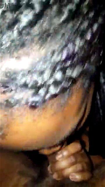 Jamaican thot skipped class to swallow big nut