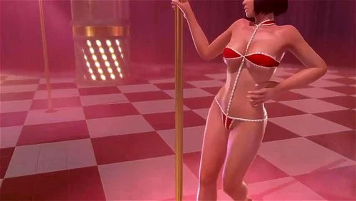 striptease, striptease babe, hentai, 3d