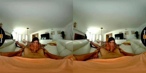 virtual reality, brunette, fisting, tits big boobs