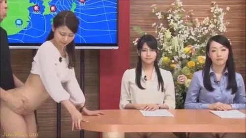 japanese, babe, creampie, news reporter
