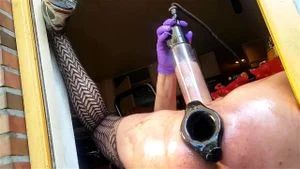 MAXIMUM GAPE `- NETSTOCKINGS - ANAL GAY - SISSY - PIGHOLE - OILED ASS