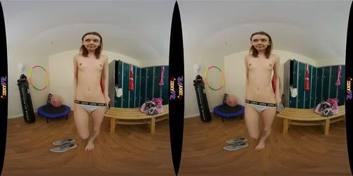 strapon, small tits, striptease, virtual reality