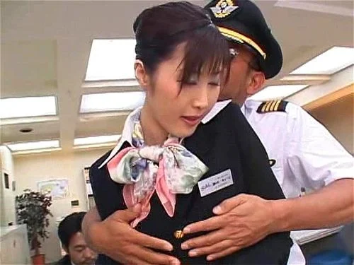 asian, japanese, cabin attendant, uniform