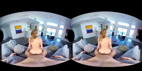 vr, blonde, virtual reality, anal