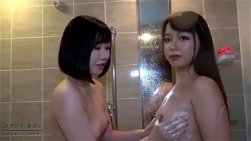 big tits, japanese, threesome, blowjob