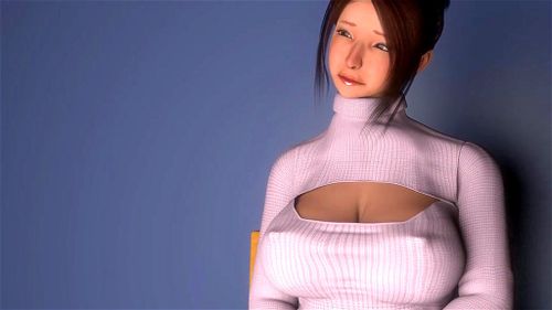 big tits, fucking pussy, japanese, animated 3d