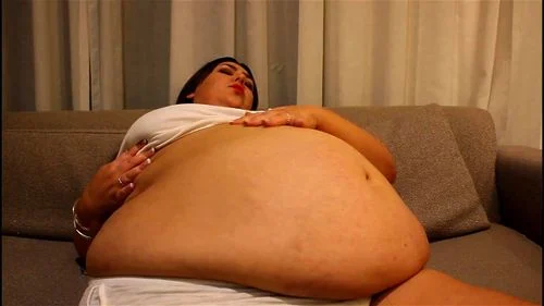 belly, stuffed belly, bbw, solo