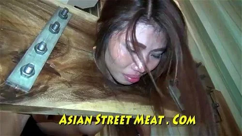 Perfect Asian doggy stand hard thumbnail
