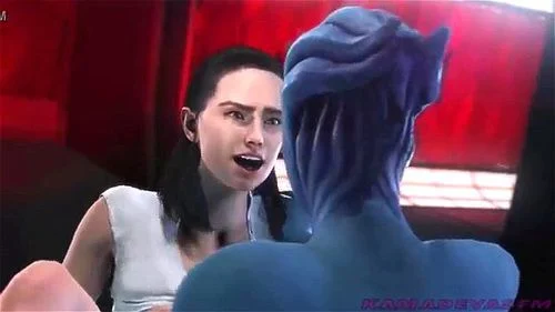 Rey gets her cunt and ass fucked