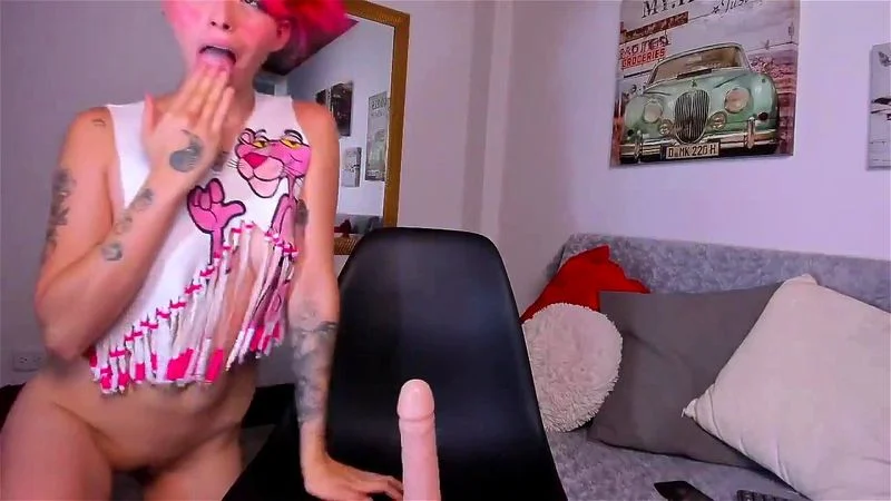 Scarlet Brow dildo riding Scarlet Brow dildo riding