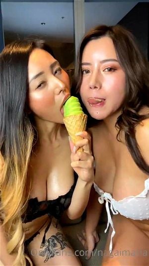 Watch Rae Lil Black - 2 Girls, Icecream, Asian Porn - SpankBang