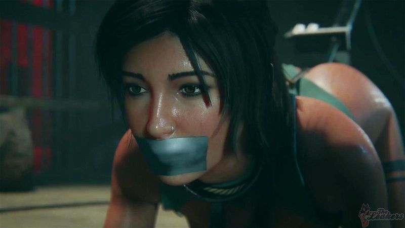 Lara gets banged by machine