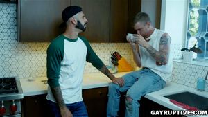 Gay Homeless Man Anal Fucked by a Hunk Employee