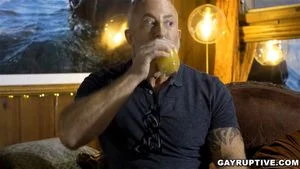 Muscular Gay Neighbors Intimate Anal Sex