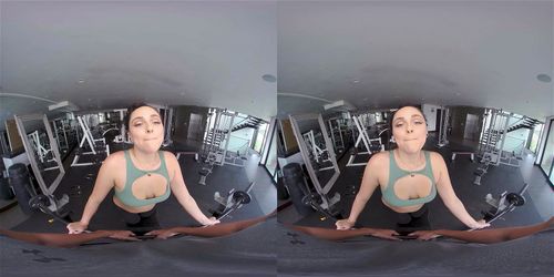 workout, virtual reality, pov, Zoey Foxx