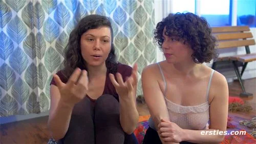 Amateur Lesbians Dabble In Light Bondage
