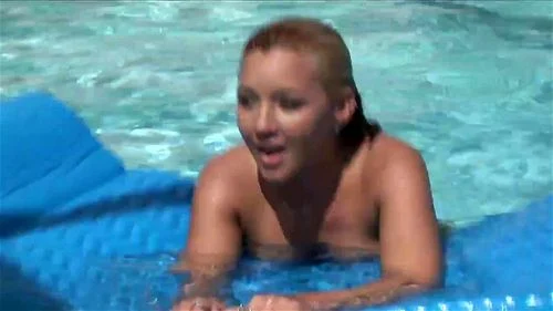Christina in the Pool