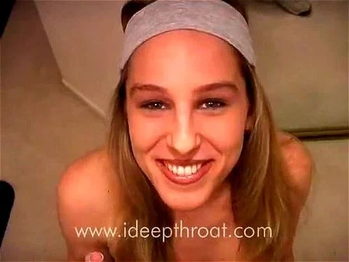 deep throat, blonde, blowjob, Heather Brooke