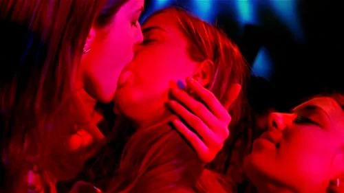 College Lesbians in Nightclub Dancing