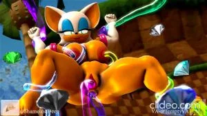 Sonic Team - Rouge the Bat animation With sound