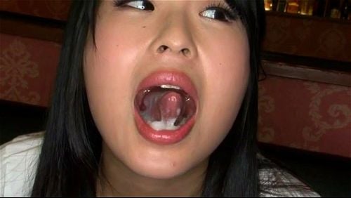 cum in mouth, asian, japanese, gokkun
