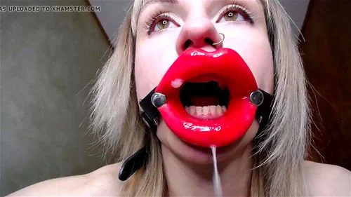 stretching, blowjob, solo, mouth fetish