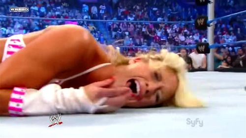 wrestling, natalya, blonde, submission