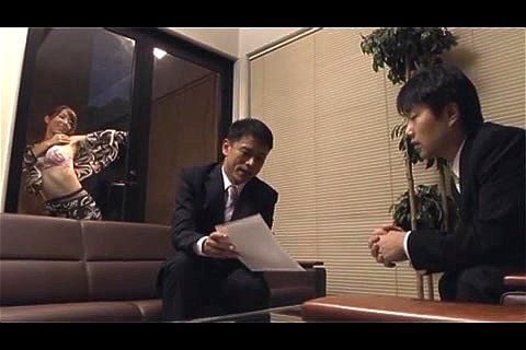 Japanese Wife Makes Sure New Client Will Sign A Contract With Her Husband