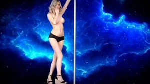 GIRL YOU'LL BE A WOMAN SOON - Denim shorts poledance striptease