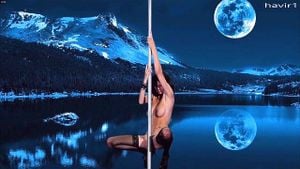 BABY I'M A WANT YOU... IF - babe pole dance strip tease