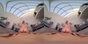 VR poolside reverse cowgirl blowjob in HD