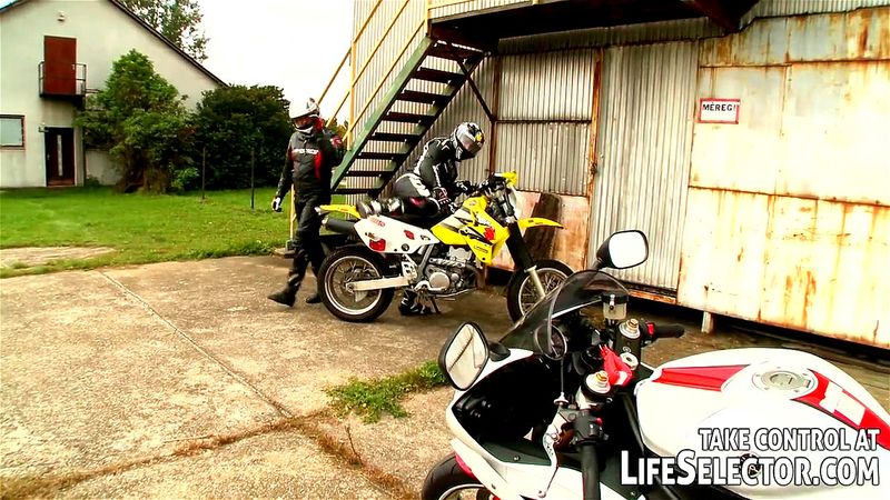 Biker fucks his way to victory Biker fucks his way to victory