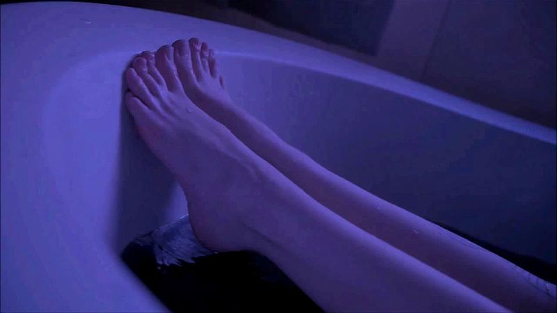 Goth Bath Tease