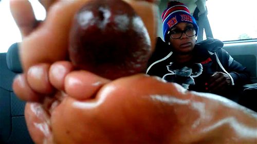 Ignored footjob