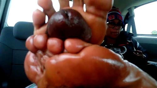 Ignored footjob