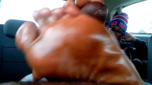 Ignored footjob